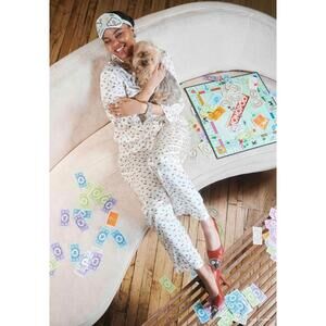 Morgan Lane‎ x Monopoly Limited Release Silk Board Game Pj Set Sz XS